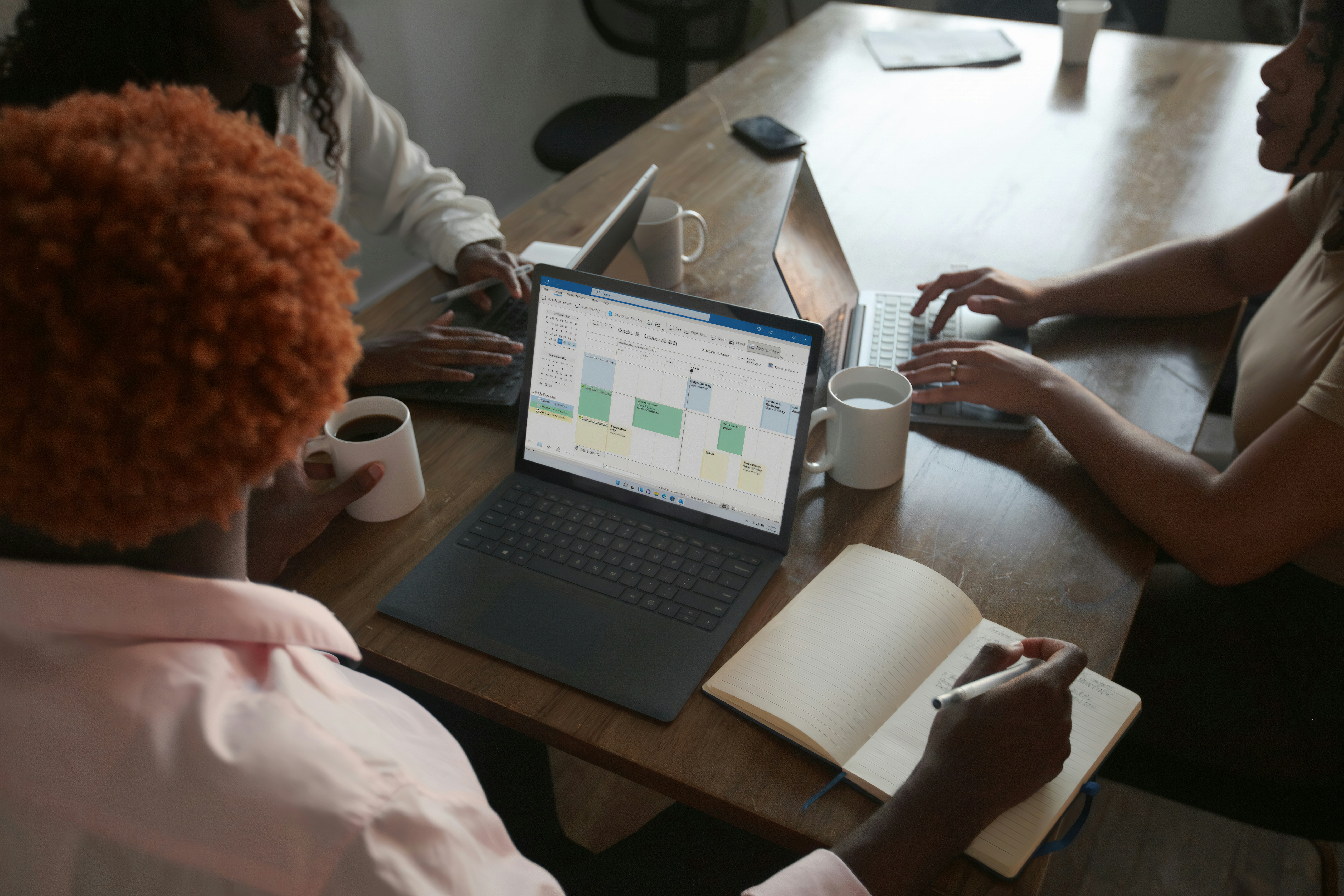 Practice manager view of firm-wide booking pages and meeting types in calendr.so